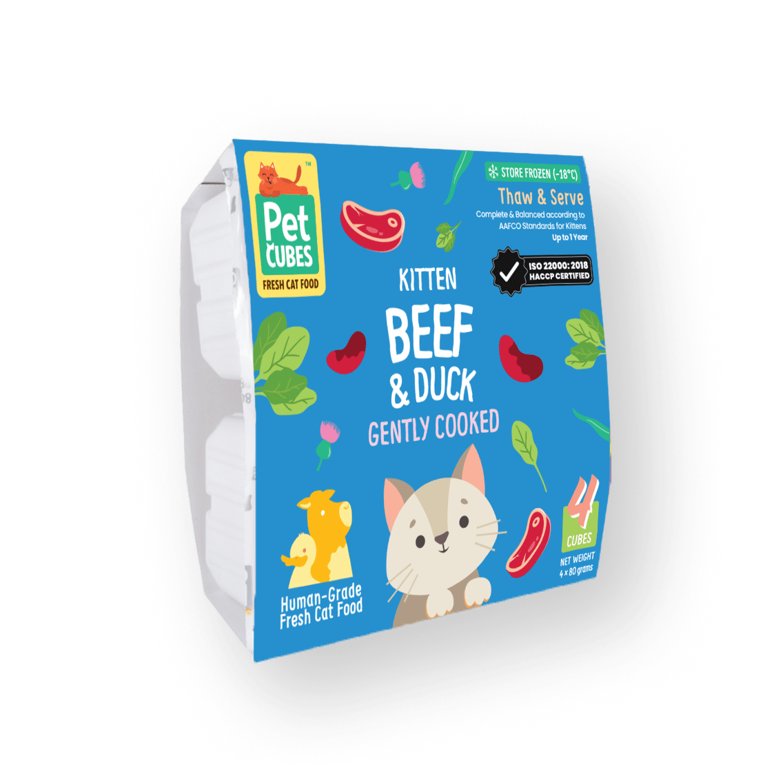 Beef & Duck - Gently Cooked for Kittens