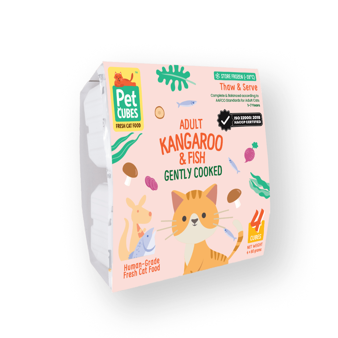 Kangaroo & Fish - Gently Cooked For Adult Cat