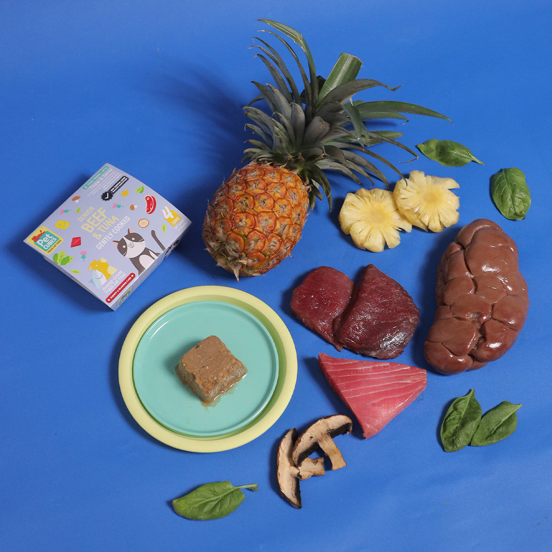 牛肉&吞拿魚老貓糧  - 猫猫輕煮鮮食系列