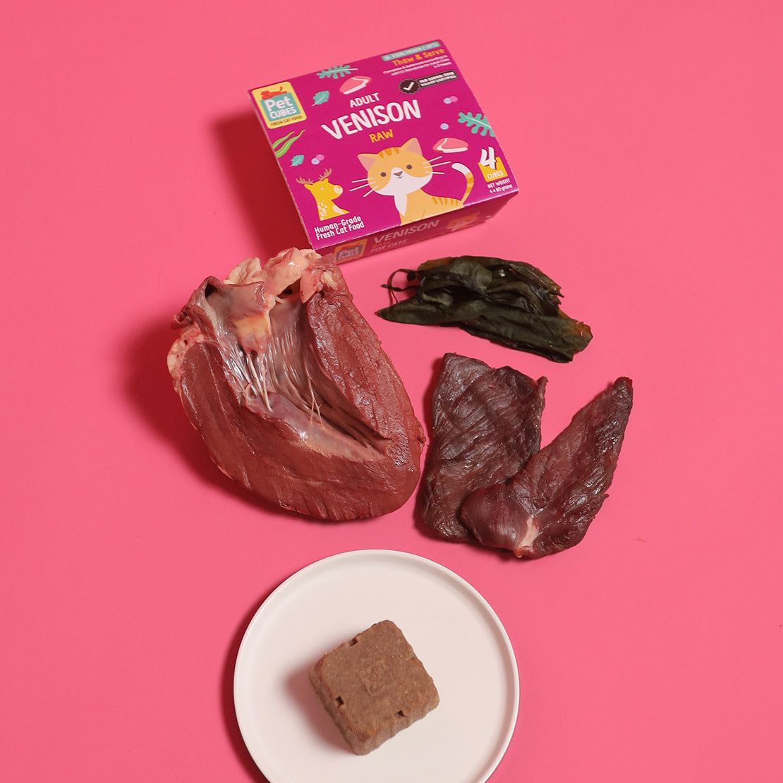 鹿肉成貓糧 - 貓貓生肉系列