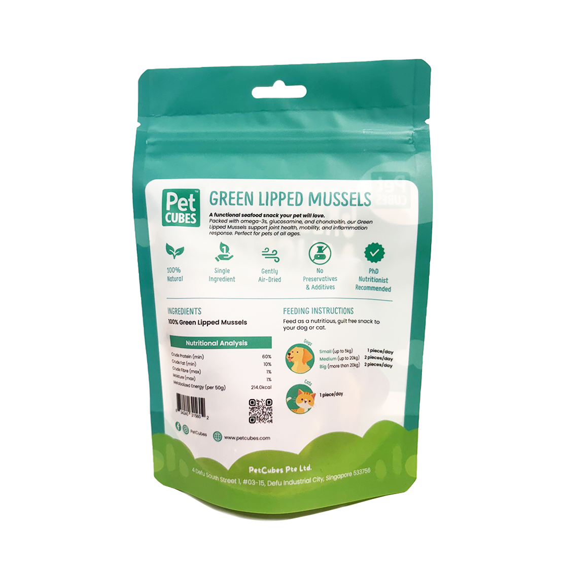 Green Lipped Mussels - Treat For Dog & Cat