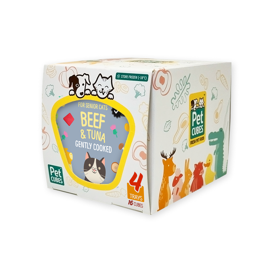 牛肉&吞拿魚老貓糧  - 猫猫輕煮鮮食系列