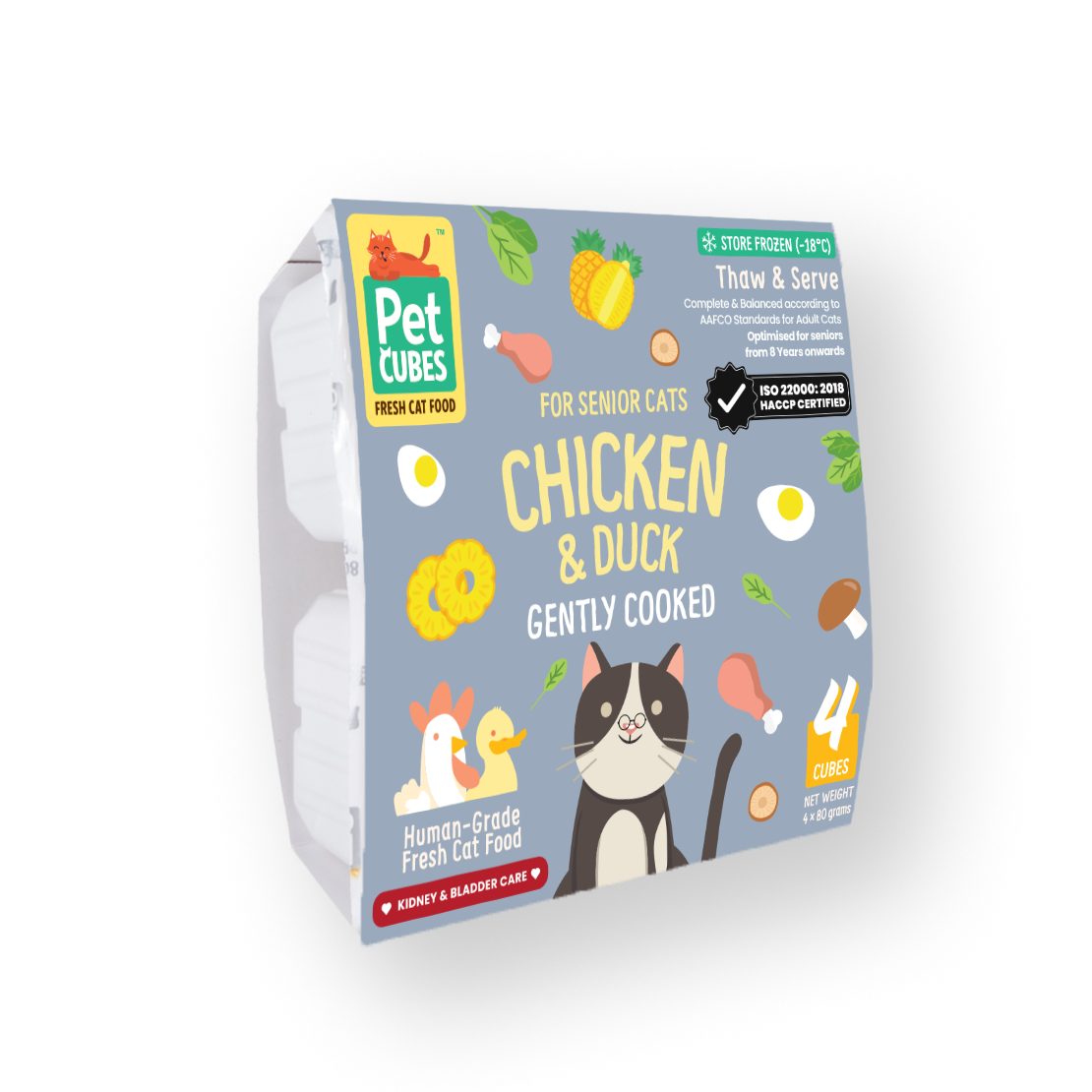 雞&鴨老貓糧 - 猫猫輕煮鮮食系列